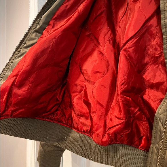 Olive bomber jacket - Picture 3 of 4